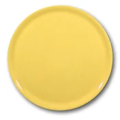 shumee Krožnik za pico iz porcelana Trajnega Specialeja, rumen, 330 mm - komplet 6 kosov.