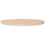 Okrugla stolna ploča O 90 x 4 cm netretirana masivna hrastovina