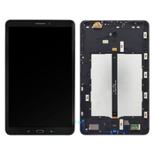 Samsung Galaxy Tab A 10.1 LTE (2016) T585, T580 - LCD zaslon + steklo na dotik + okvir (crn) - GH97-19022A, GH97-19203A Genuine Service Pack