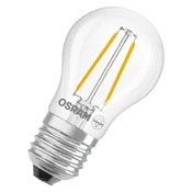 OSRAM LED-žarnica Tropfen P45, E27 1 W žarilna nitka 2.700 K - Steklo
