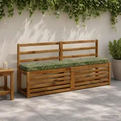 vidaXL Blazine za klopi - 2 kosa VUGHT 2 pcs 100% poliester