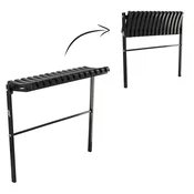 Garden Line Skladiščna klop DL 86 cm črna *8299