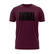 Universal Nutrition Majica s kratkimi rokavi Animal Maroon