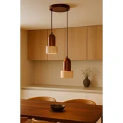 Opviq Luster Loer B, 2 x E27 Max, 40W, Braon