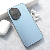 Maska AG Frosted za Honor 400 svetlo plava