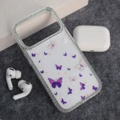 Maska Sunny Garden za iPhone 17 Pro Max Purple Blossom