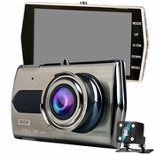 Armaturna 12Mpx full HD 1080P avto kamera snemalna z LCD + vzvratna kamera