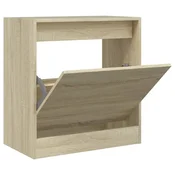Vidaxl Omarica za čevlje sonoma hrast 60x34x63,5 cm inženirski les