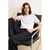 Trendyol Milla Ženska majica TWOSS26TS00249, Bela