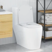 WC daska Bijelo 47 x 36 x 3,4 cm Duroplast