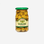 Zelena odgorcena stona maslina bez koštice, 370ml