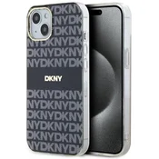 DKNY Etui DKNY IML Mono & Stripe MagSafe za iPhone 15/14/13 - črno