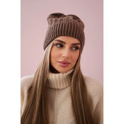 Kesi Cap with fleece Anna K238 mocca