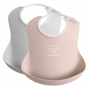 babybjörn® 2 dijelni set podbradnjaka soft powder green/powder pink