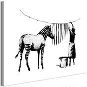 Slika - Banksy: Washing Zebra (1 Part) Wide 120x80