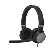 Lenovo Go Wired ANC Slušalice Žicano Obruc za glavu Car/Home office USB Tip-C Crno