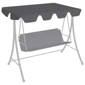 shumee vidaXL Vrtna gugalnica, antracitna, 150/130x70/105 cm