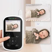 Dexxer Otroška varuška z nočno video kamero in 2.4” LCD do 300m baby monitor