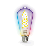 LED RGB+CCT Žarnica FILAMENT ST64 E27/4,9W/230V 2700-6500K Wi-Fi - Aigostar