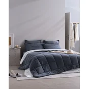 Madame Coco Komplet posteljina sa prekrivacem Bobigny Supersoft, 195x215cm, Teget