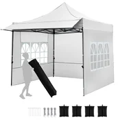 COSTWAY Vrtni paviljon s 3-stopenjsko nastavitvijo višine Vrtni šotor, (5000286963)