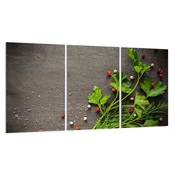 shumee Steklena zaščitna plošča za štedilnik 3x30x52