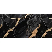 Samolepilna PVC dekorativna plošča, gladek črni marmor, 280x60 cm