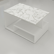 Hanah Home HANAH HOME Vera - White, Marble klubska mizica, (20870210)