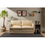 Atelier del Sofa Dvosed na razvlacenje Saga XL, 148 x 70 x 66 cm, Krem