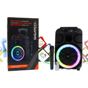 Gigatech bluetooth zvucnik, karaoke s wireless mikrofonom, BSK-510