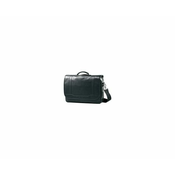 SAMSONITE Colombian Leather Flapover Briefcase with 15.6 Laptop Pocket (Black)