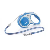 FLEXI Povodac za pse Comfort Cord, Do 20 kg, M, 8m, Plavi