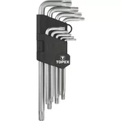 Set inbus kljuceva produženih Torx T10-50 (9kom) TOPEX