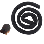 INF Dirty Braids Ponytail Wrap, visok čop Spiral Lock Dreadlocks lasni vložek Black, (21658280)