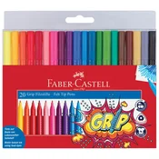 Flomaster šolski 20barv Grip Faber-Castell 155320 blister