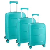 Empire london kofer set 3 komada pp zelena ( 100590 )