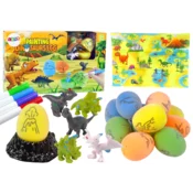 slomart DIY komplet za barvanje jajc Dinozavri LEAN TOYS