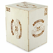Vadbena škatla ATX PLYO BOX Lesena – Skull Logo – 3v1 – 50 x 60 x 70 cm