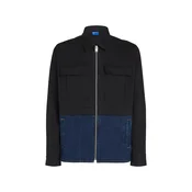 KARL LAGERFELD JEANS Prehodna jakna moder denim / črna
