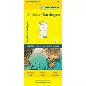Sardinia - Michelin Local Map 366