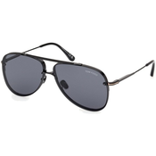 Tom Ford Leon FT1071 01A ONE SIZE (62) Črna/Siva