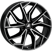 ALUTEC A19 5x112 ET40 8.0x19 ALUTEC ADX.02 črna spredaj polirana 70.1 ( Audi. Cupra. Infinity QX30. Mercedes. Seat. Ssangyong. Škoda. VW