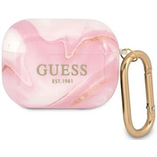 Guess GUAPUNMP AirPods Pro cover pink Marble Collection (GUAPUNMP)