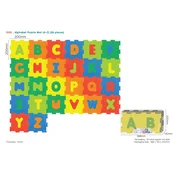 Alfabetna puzzle podloga