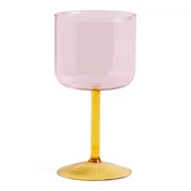 HAY komplet kozarcev na peclju za vino iz borosilikatnega stekla 15 x 7,5 cm