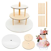 shumee 3-nadstropno stojalo za torto 30/24/18 cm Brand4Cake
