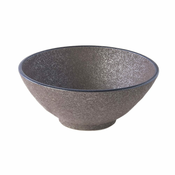 MIJ Zemeljska črna barva Odlično Udon Skleda 20cm