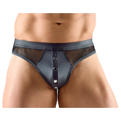 Svenjoyment Tight Matte Look Thong with Net 2111730 Black L
