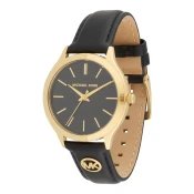 MICHAEL Michael Kors Analogna ura SLIM RUNWAY zlata/črna