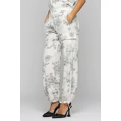 KOCCA Ženske pantalone P24PPF1954ABFA0000-F6018, Sivo-bele